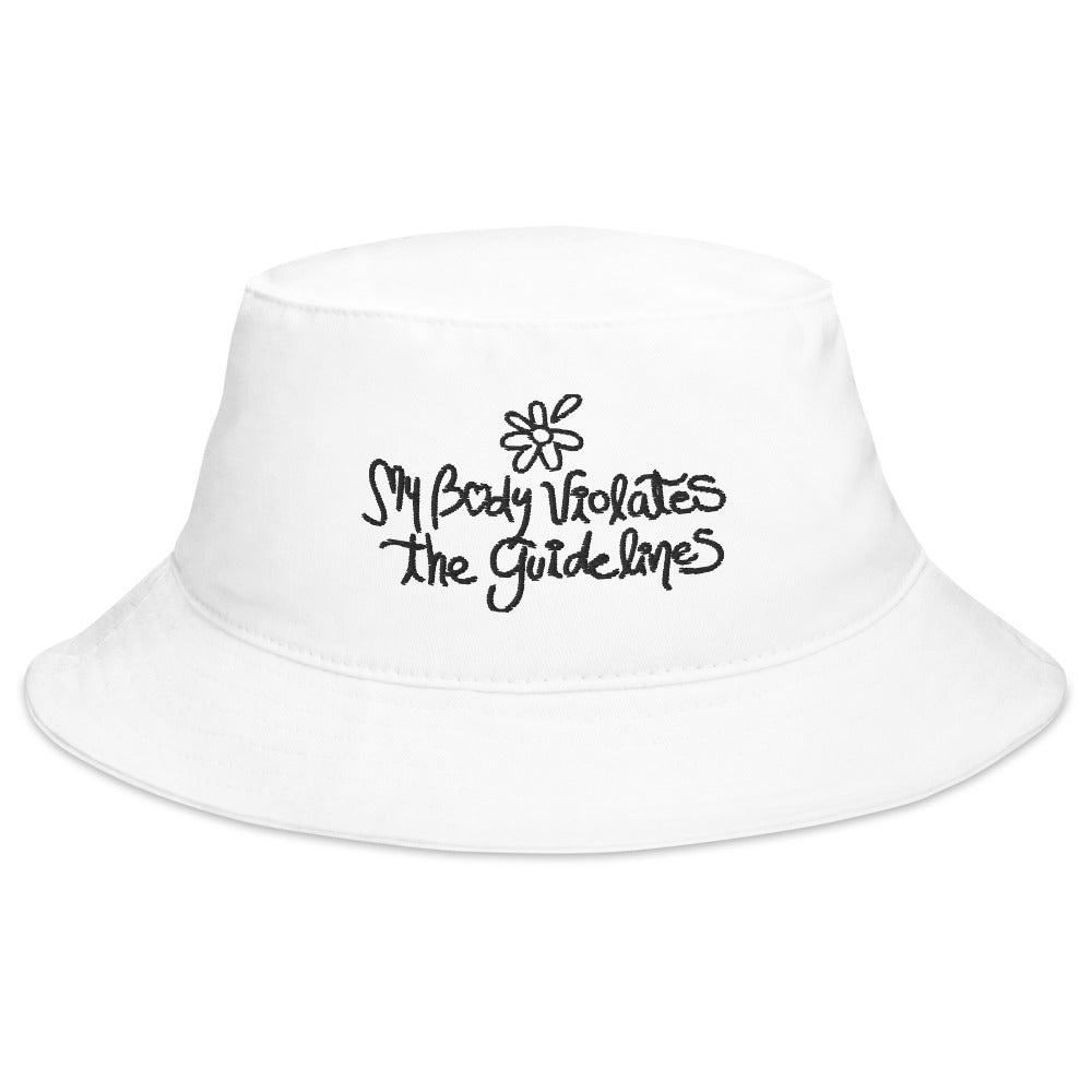 My Body Violates The Guidelines Bucket Hat