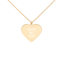 Load image into Gallery viewer, Suck My Clit Engraved Necklace
